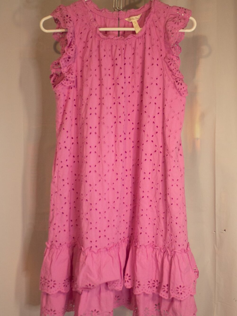 Matilda Jane "Shift into Spring" Eyelet Dress Size Small